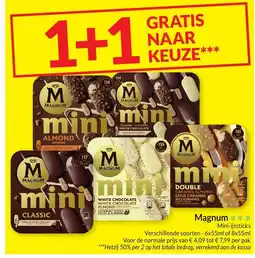 Intermarché Magnum Mini-ijssticks aanbieding