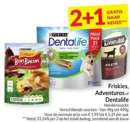 Intermarché Friskies, Adventuros of Dentalife Hondensnacks aanbieding