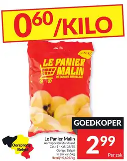 Intermarché Le Panier Malin Aardappelen Standaard aanbieding