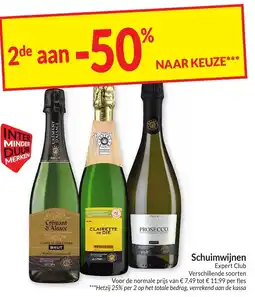 Intermarché Schuimwijnen Expert Club aanbieding