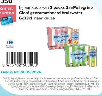 San Pellegrino Ciao! gearomatiseerd bruiswater