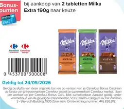 Carrefour Milka Extra aanbieding