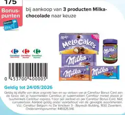 Carrefour Milka chocolade aanbieding
