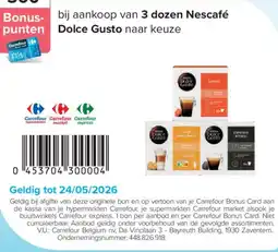 Carrefour Nescafé Dolce Gusto aanbieding
