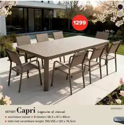 Euroshop Eetset Capri aanbieding