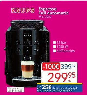 Krups Espresso Full automatic