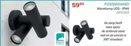 Euroshop Fossignano Wandlamp LED - IP44 aanbieding
