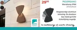 Euroshop Pedersano wandlamp ip44 aanbieding