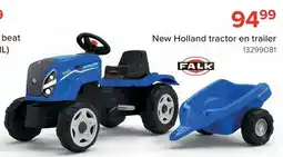Euroshop Falk New Holland tractor en trailer aanbieding