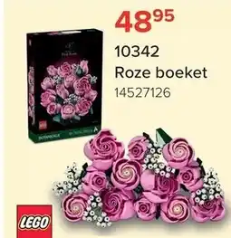 Euroshop Lego Roze boeket 14527126 aanbieding