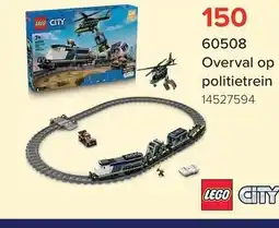 Euroshop Lego city Overval op politietrein aanbieding
