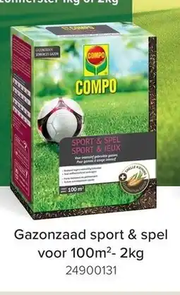Euroshop Compo Gazonzaad sport & spel voor 100m² aanbieding