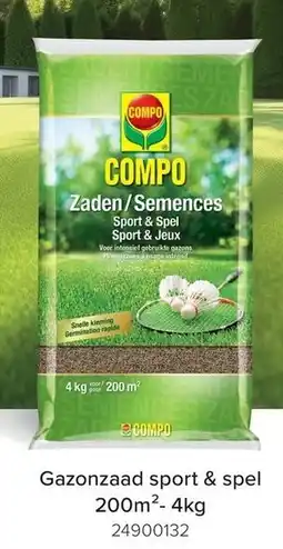 Euroshop Compo Gazonzaad sport & spel 200m² aanbieding