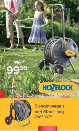 Euroshop Hozelock Slangenwagen met 50m slang aanbieding