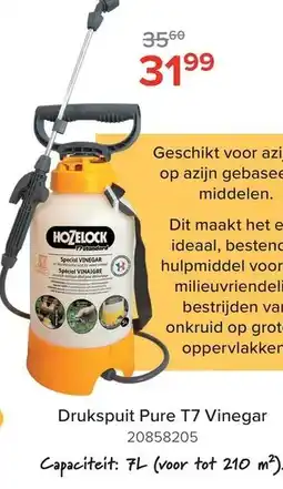 Euroshop Hozelock Drukspuit Pure T7 Vinegar aanbieding