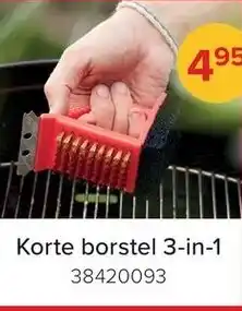 Euroshop Korte borstel 3-in-1 aanbieding