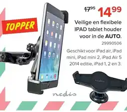 Euroshop Veilige en flexibele IPAD tablet houder voor in de AUTO aanbieding