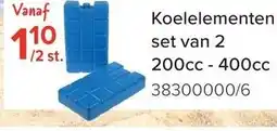 Euroshop Koelelementen set van 2 aanbieding