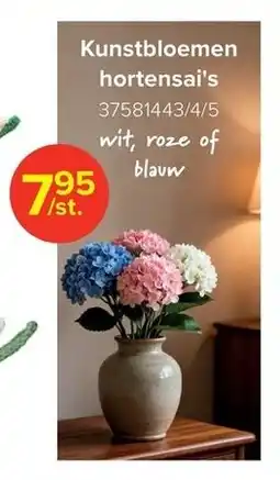 Euroshop Kunstbloemen hortensai's aanbieding