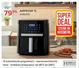 Euroshop Home & harmony airfryer aanbieding