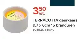 Euroshop Terracotta geurkaars aanbieding