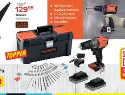 Euroshop Black+ decker Toolset aanbieding