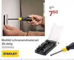 Euroshop Stanley Multibit schroevendraaierset aanbieding