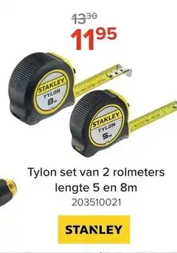 Euroshop Stanley Tylon set van 2 rolmeters aanbieding