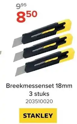 Euroshop Stanley Breekmessenset aanbieding