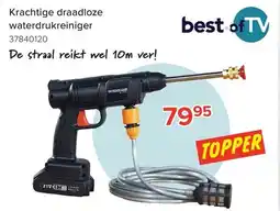 Euroshop Krachtige draadloze waterdrukreiniger aanbieding