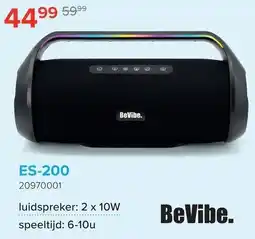 Euroshop BeVibe. Portable bluetooth speakers ES-200 aanbieding