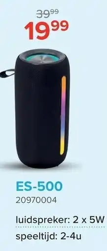 Euroshop BeVibe. Portable bluetooth speakers ES-500 aanbieding