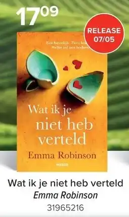 Euroshop Emma Robinson Wat ik je niet heb verteld aanbieding