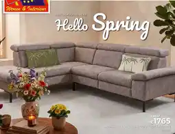 Euroshop Hoeksalon met verstelbare hoofdsteunen aanbieding