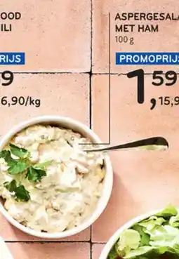 Alvo Aspergesalade met ham aanbieding