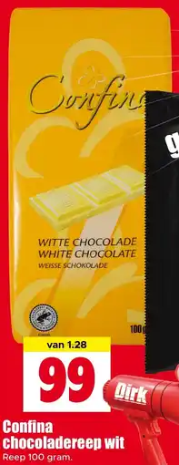 Dirk NL Confina chocoladereep wit aanbieding