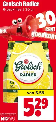 Dirk NL Grolsch Radler aanbieding