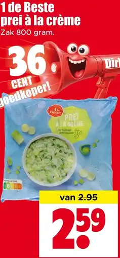 Dirk NL 1 de Beste prei à la crème aanbieding