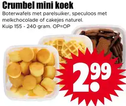 Dirk NL Crumbel mini koek aanbieding