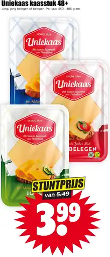 Dirk NL Uniekaas kaasstuk 48+ aanbieding