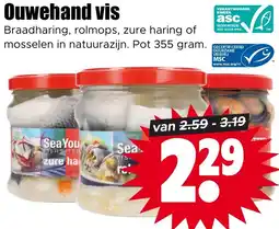 Dirk NL Ouwehand vis aanbieding