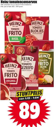 Dirk NL Heinz tomatenconserven aanbieding