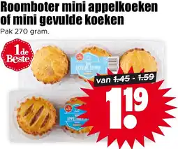 Dirk NL Roomboter mini appelkoeken of mini gevulde koeken aanbieding
