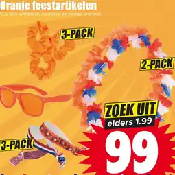 Dirk NL Oranje feestartikelen aanbieding