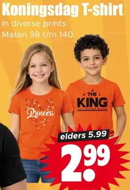 Dirk NL Koningsdag T-shirt aanbieding