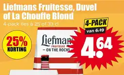 Dirk NL Liefmans Fruitesse On The Rocks aanbieding