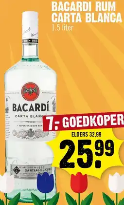 Dirk NL Bacardi Carta Blanca aanbieding