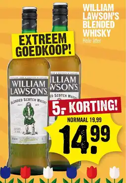 Dirk NL William Lawson's Blended Whisky aanbieding
