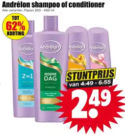 Dirk NL Andrélon Shampoo of Conditioner aanbieding