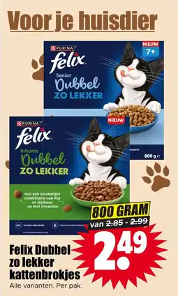 Dirk NL Felix Dubbel zo Lekker Kattenbrokjes aanbieding